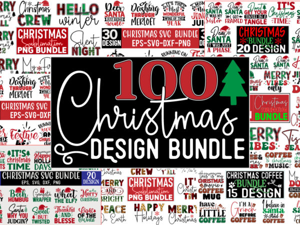 Christmas svg bundle 100 design