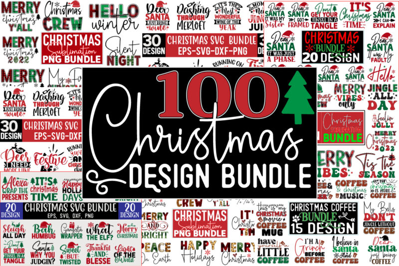 Christmas SVG Bundle 100 Design