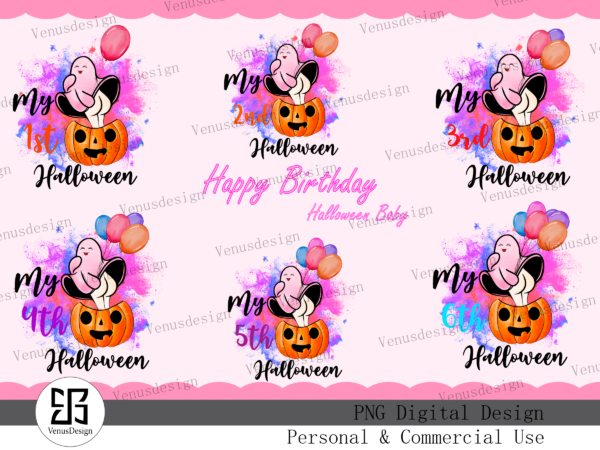 My birthday halloween girl sublimation t shirt designs for sale