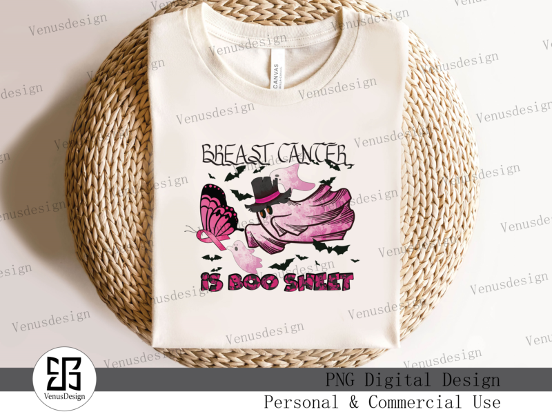Breast Cancer Is Boo Sheet Sublimation