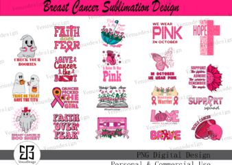 Breast Cancer Sublimation Design