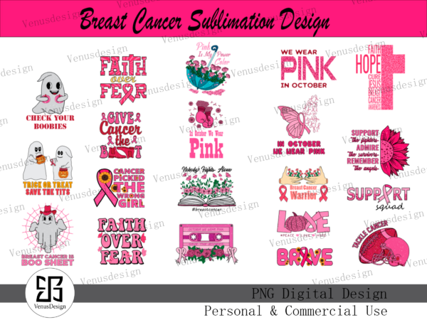 Breast cancer sublimation design