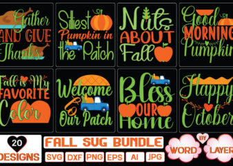 fall svg bundle