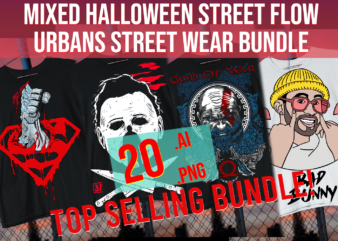 Mixed 2022 2023 Halloween Street Flow Urban Style Street Wear Bundle