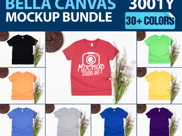 Bella canvas 3001, t-shirt mockups, flat lay mockup, 30 mockups Bella canvas 3001, t-shirt mockups, flat lay mockup, 30 mockups