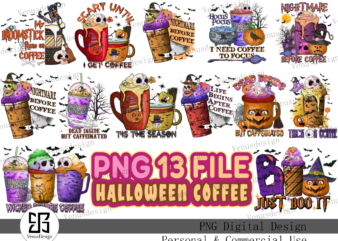 Halloween Coffee PNG 13 File graphic t shirt