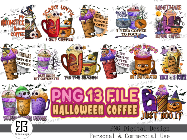 Halloween coffee png 13 file graphic t shirt