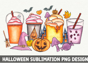 Halloween coffee Sublimation