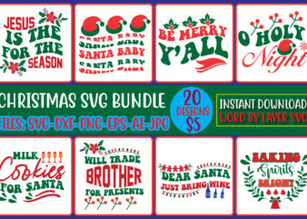 Christmas SVG Byndle,Funny Christmas SVG Bundle,Christmas Quates Bundle t shirt vector file