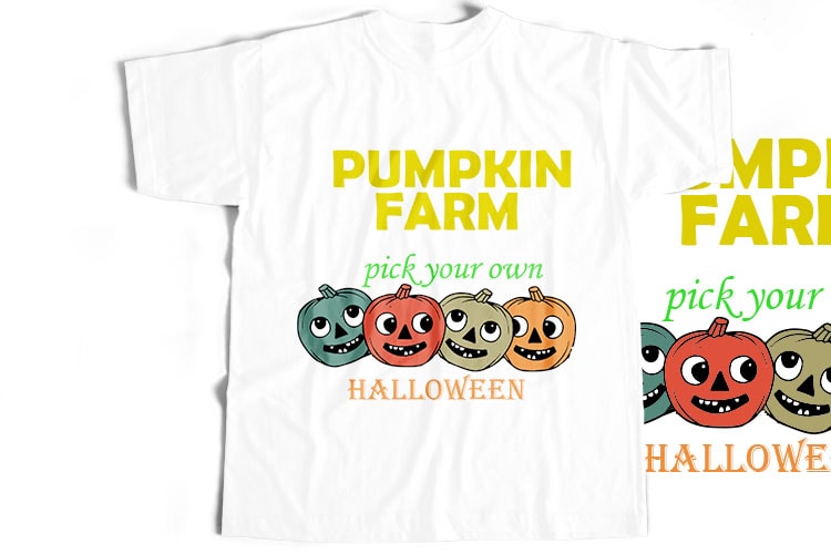 50 Best Selling Halloween T-Shirt Design Bundle For Commercial Use