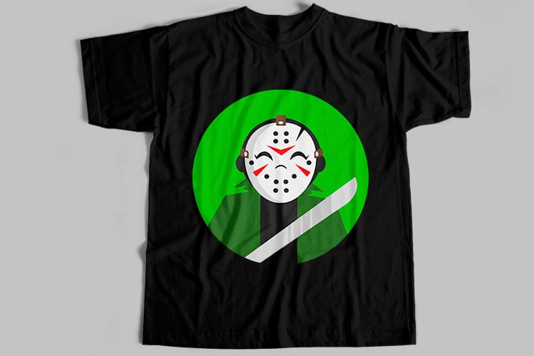 50 Best Selling Halloween T-Shirt Design Bundle For Commercial Use