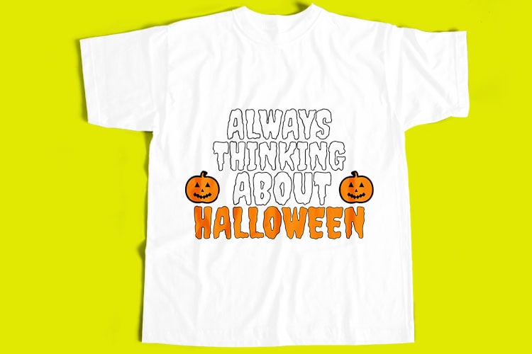 50 Best Selling Halloween T-Shirt Design Bundle For Commercial Use