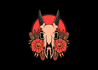 rose goat t shirt design online