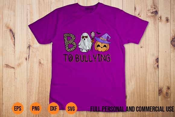 Boo To Bullying Ghost Cute Unity Day Orange Halloween Kids Svg Best New 2022 Shirt Design boo to bullying svg, boo halloween svg, ghost svg, pumpkin svg, halloween svg, boo