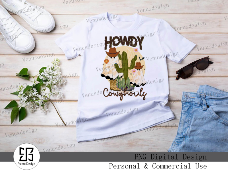 Howdy Cowghouls Halloween Sublimation