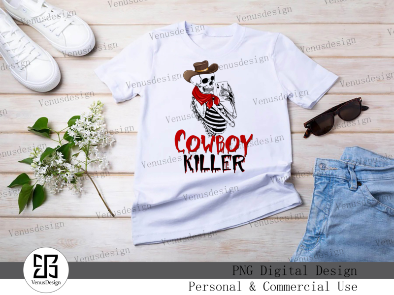 Skeleton Cowboy Playing Cards PNG