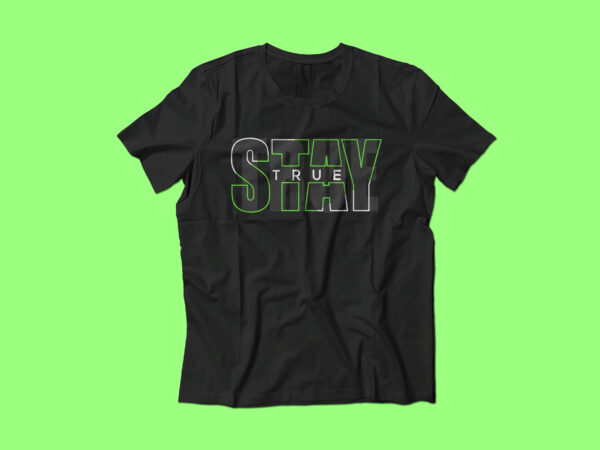 Stay positive, t shirt design for sale