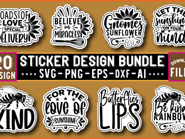 Sticker bundle /20 designs