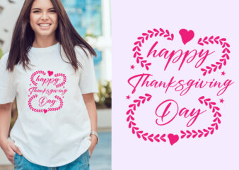 happy thanksgiving day t shirt design