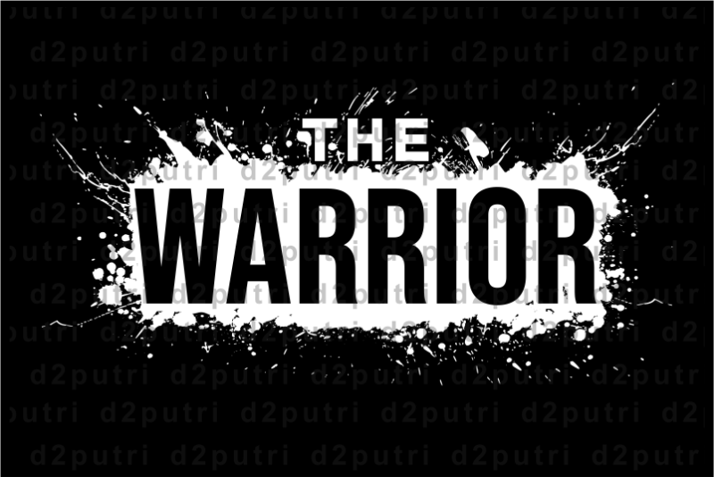 The warrior, Gym T shirt Designs, Fitness T shirt Design, Svg, Png, EPs, Ai