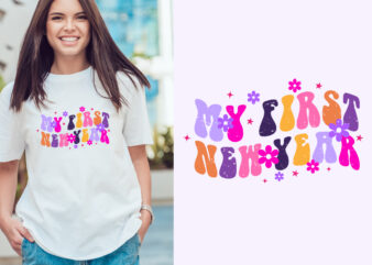 happy new year t shirt design