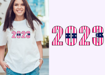 2023 happy new year t shirt design