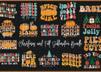 Christmas and Fall Sublimation Bundle