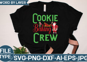 Cookie Baking Crew t shirt vector file