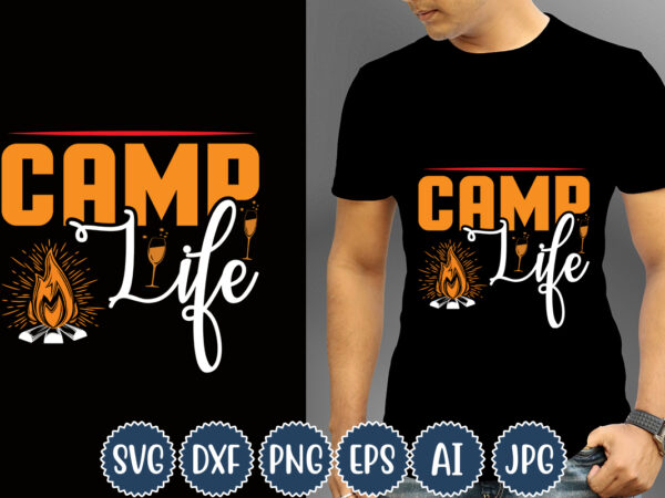 Camping t-shirt design, camp life t-shirt, camping t-shirts, funny camping shirts, camp lovers gift, we’re more than just camping friends we’re like a really small gang t-shirt,happy camper shirt, happy