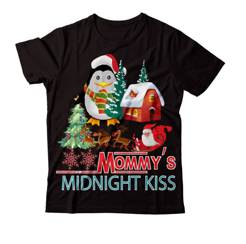 Mommy’s Midnight Kiss T-shirt Design.