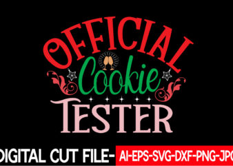 Official Cookie Tester vector t-shirt design