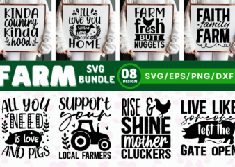 Farmhouse SVG Bundle t shirt graphic design