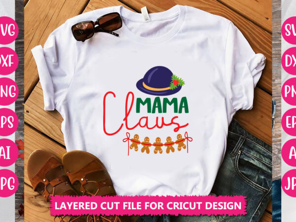Mama claus vector design