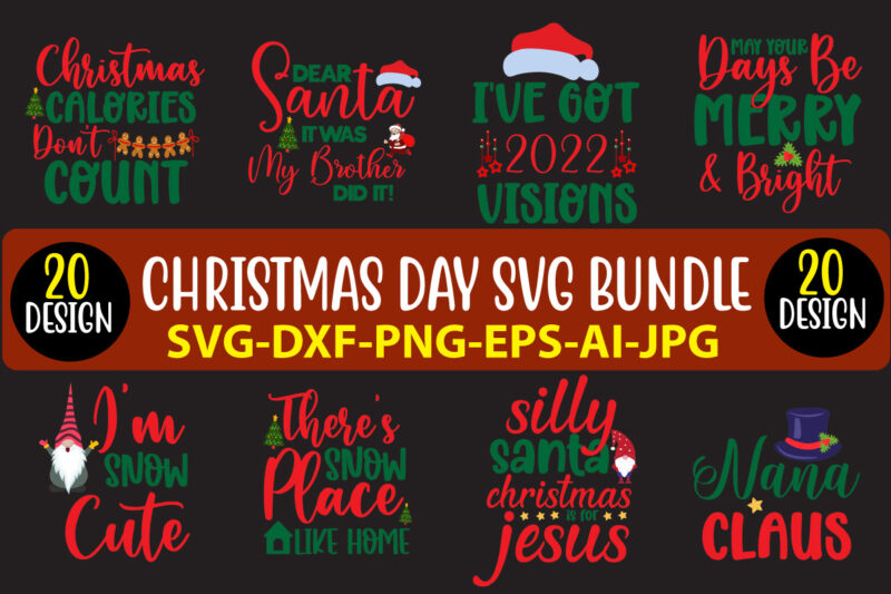 CHRISTMAS SVG DESIGN BUNDLE