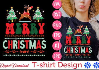 Merry Christmas vector svg t-shirt design