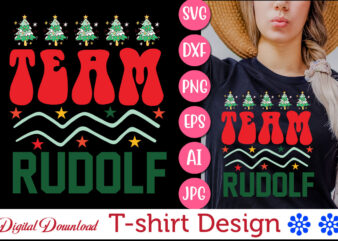 Team Rudolf vector svg t-shirt design
