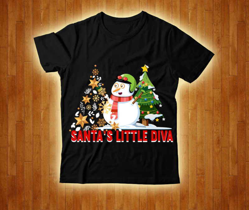 Santa's Little Diva T-shirt Design,My First Christmas T-shirt Design,Dear Santa He Did It T-shirt Design ,120 Design, 160 T-Shirt Design Mega Bundle, 20 Christmas SVG Bundle, 20 Christmas T-Shirt Design,
