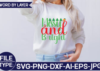 Messy and Bright SVG Cut File t shirt designs for sale