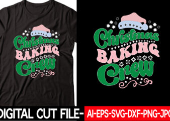 Christmas Baking Crew vector t-shirt design