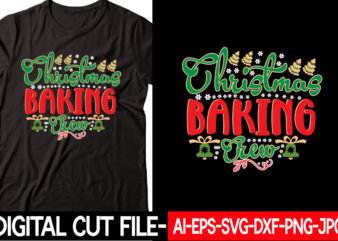 Christmas Baking Crew vector t-shirt design