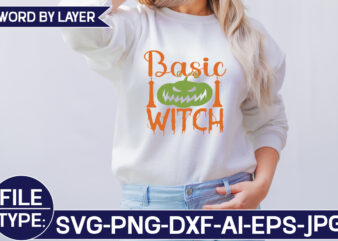 Basic Witch SVG Cut File