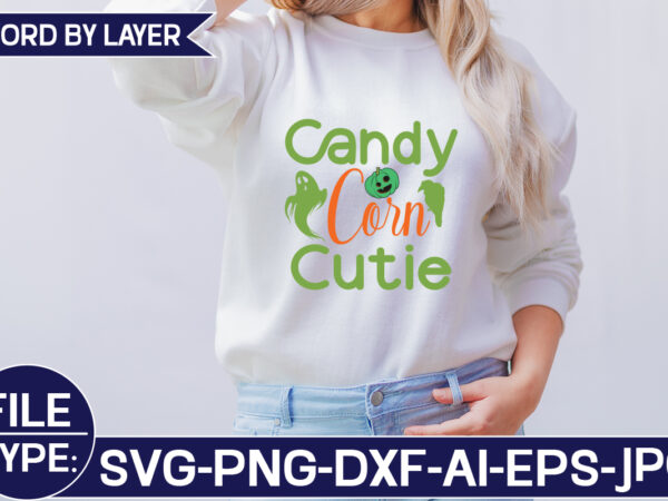 Candy corn cutie svg cut file t shirt vector file