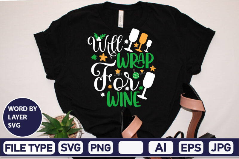 Will Wrap For Wine Christmas SVG Bundle,Christmas Svg, Disney Christmas Bundle Svg Png Dxf, Xmas Svg, Christmas Digital Download Cricut Clipart, Christmas Disney Svg Cut FileChristmas SVG Bundle, Christmas Svg