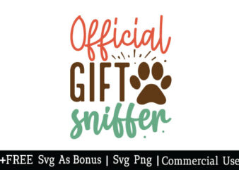 Official gift sniffer t shirt design