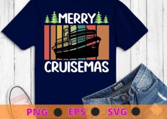 Merry Cruisemas Family Cruise Christmas 2021 Funny Boat Trip T-Shirt design svg, Merry Cruisemas, Family Cruise, Christmas, 2021 Funny, Boat Trip