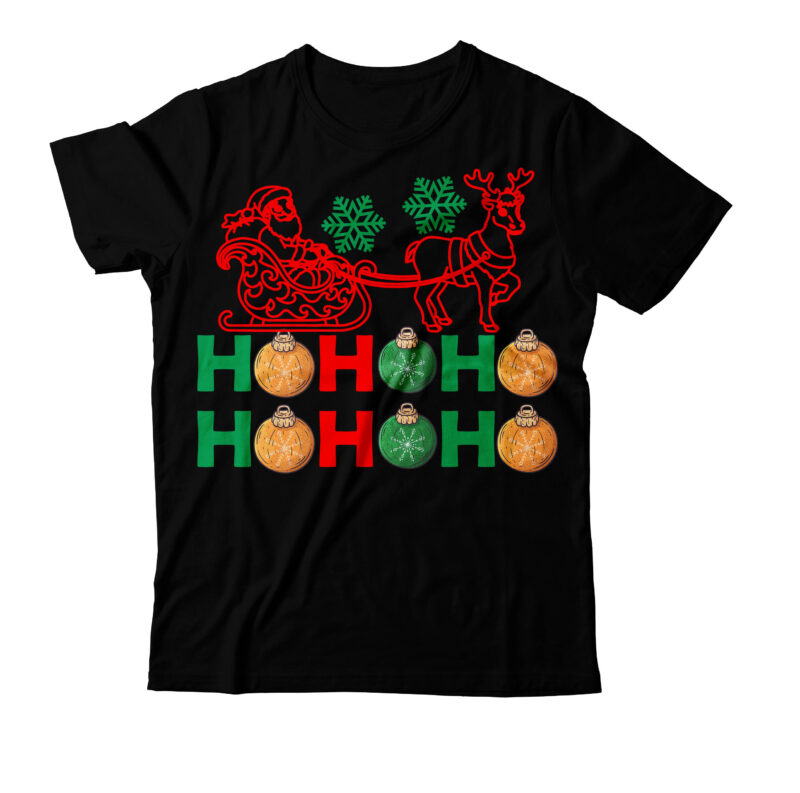 HOHOHO T-Shirt Design , Christmas SVG Mega Bundle , 220 Christmas Design , Christmas svg bundle , 20 christmas t-shirt design , winter svg bundle, christmas svg, winter svg, santa