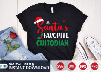 Santa’s Favorite Custodian shirt, Christmas Santa SVG, Christmas Teacher, Christmas Svg, Christmas T-Shirt, Christmas SVG Shirt Print Template, svg, Merry Christmas svg, Christmas Vector, Christmas Sublimation Design, Christmas Cut File