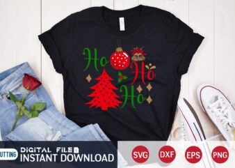 Ho Ho Ho shirt, Christmas Svg, Christmas T-Shirt, Christmas SVG Shirt Print Template, svg, Merry Christmas svg, Christmas Vector, Christmas Sublimation Design, Christmas Cut File