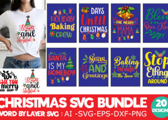 CHRISTMAS SVG BUNDLE,Christmas SVG Bundle, Christm Merry Christmas SVG, Mistletoe svg, Sign, Winter SVG, Snowflakes svg, Christmas svg, Holiday svg, Cut File for Cricut, Silhouettes SVG, Winter svg, Santa SVG, t shirt vector file