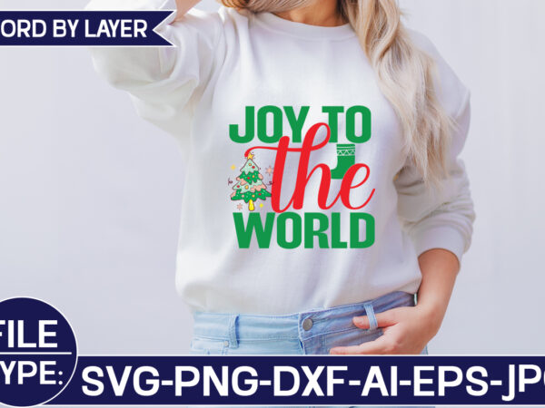 Joy to the world vector clipart